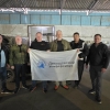Члены ЯРО АЮР в Запорожье с гуманитарной помощью.